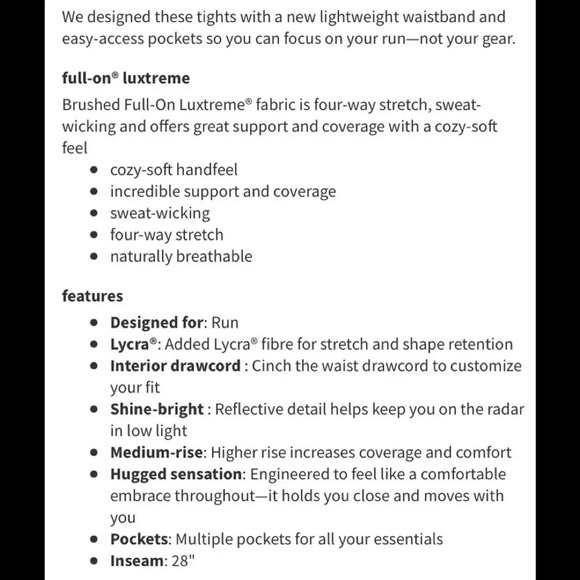 Lululemon Speed Up Tight Leggings 28 " Heathered Black Size 6 - Picture 4 of 7